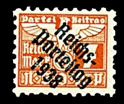Nazi Party Dues "NSDAP"   7RM Reichs Partei Tag 1938